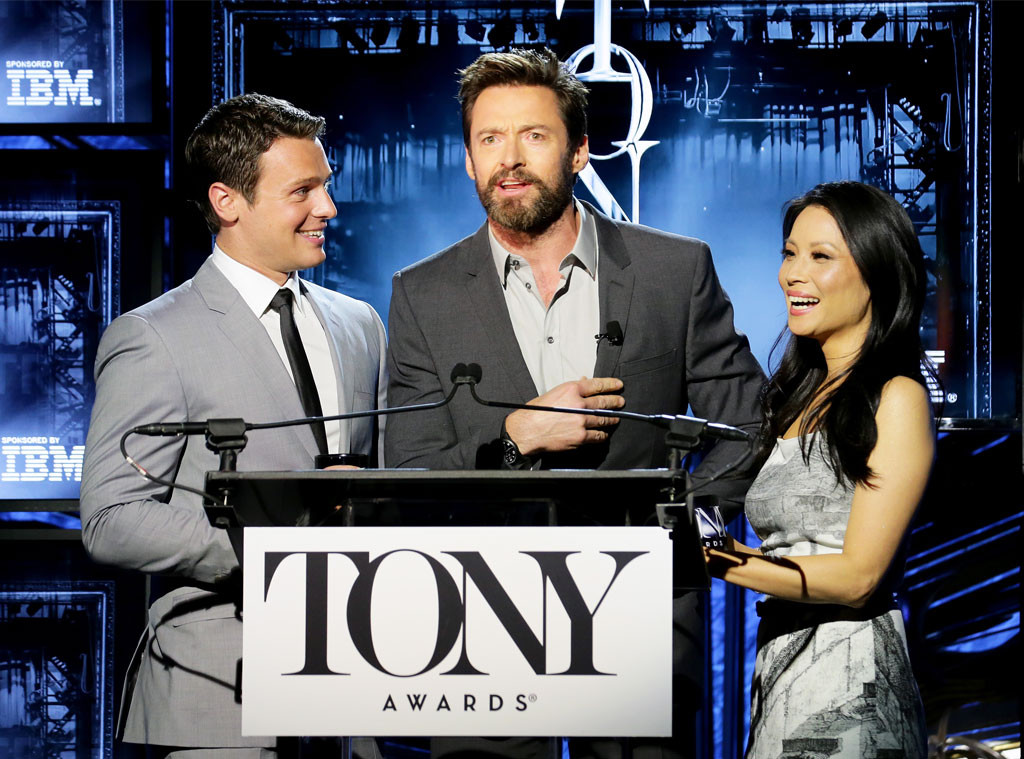 Jonathan Groff, Hugh Jackman, Lucy Liu Jonathan Groff, Hugh Jackman, Lucy Liu